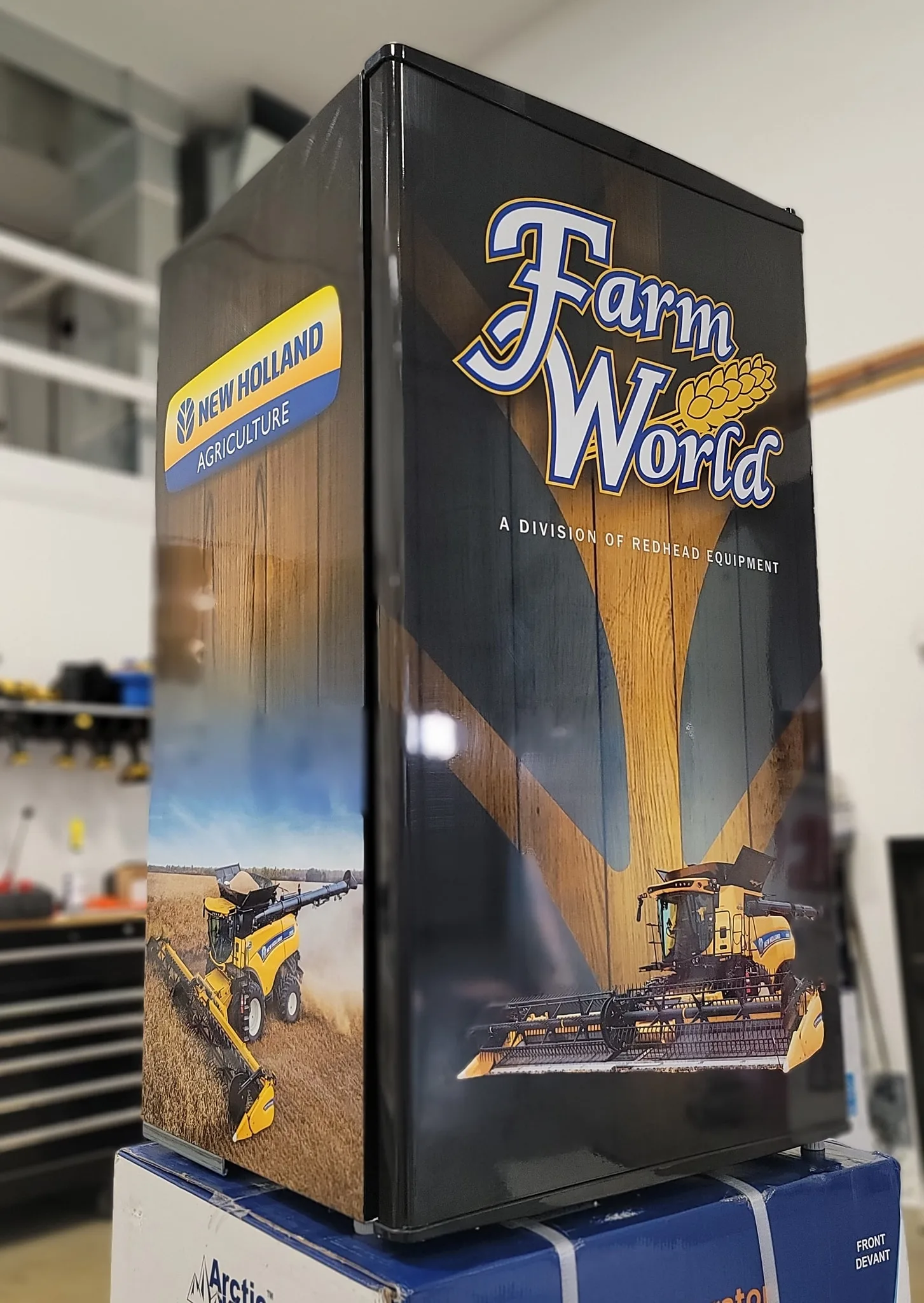 Farm World banner display