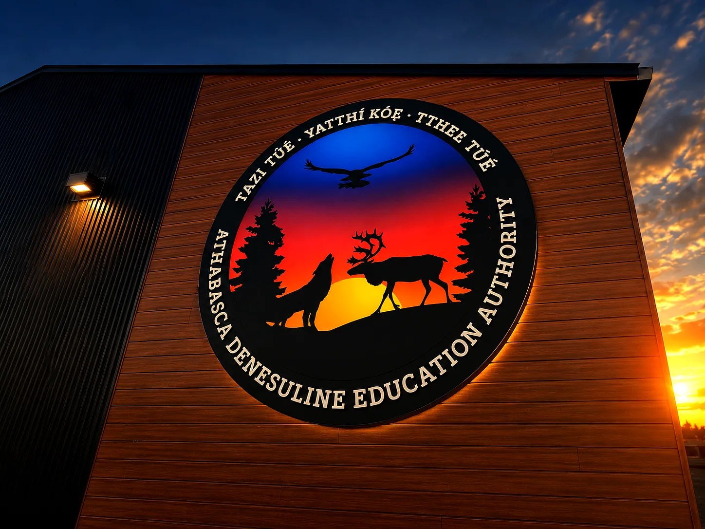 Athabasca Denesuline Education Authority Sign