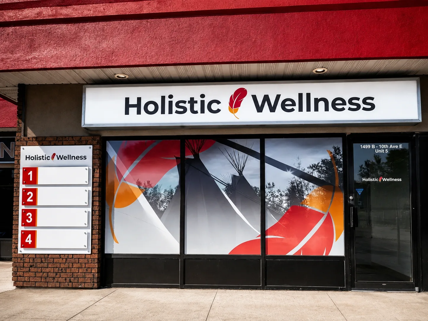 Holistic Wellness Exterior Signage