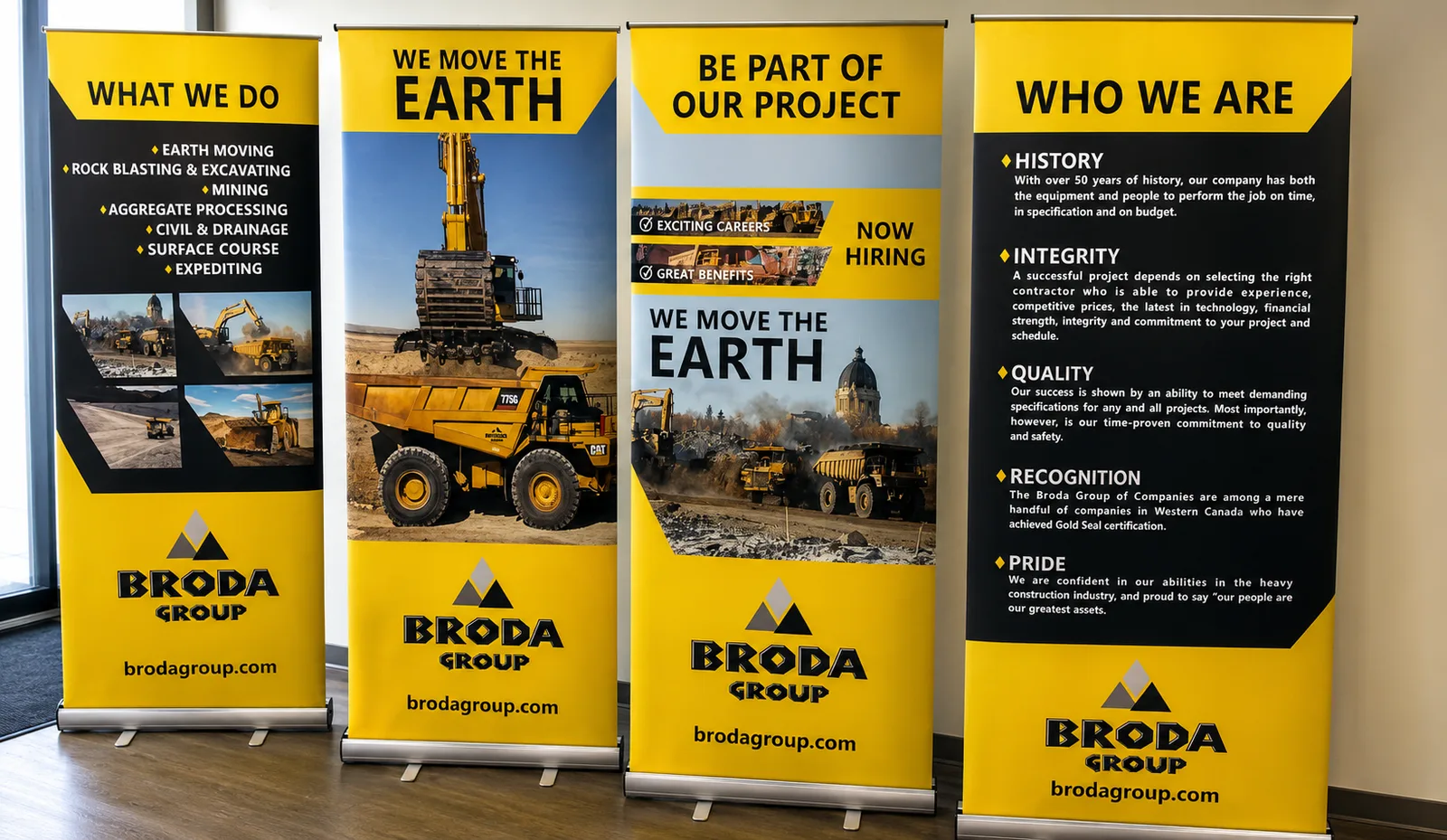Custom trade show displays, banners, and graphics printed in Prince Albert Saskatchewan
