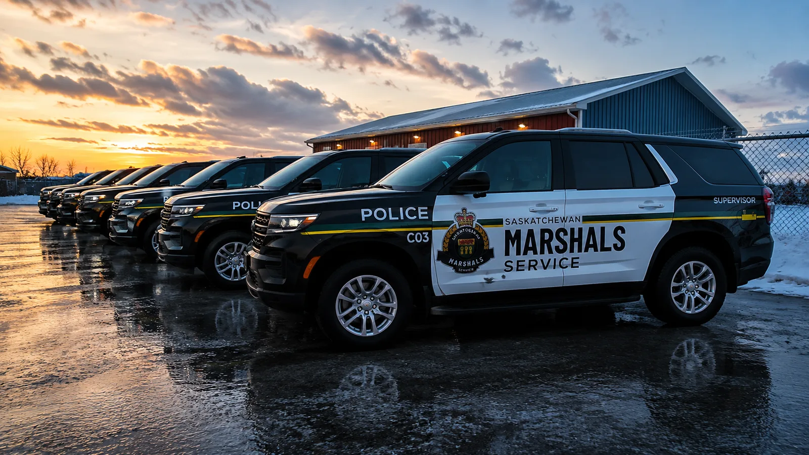 Saskatchewan Marshalls Emergency Vehicles