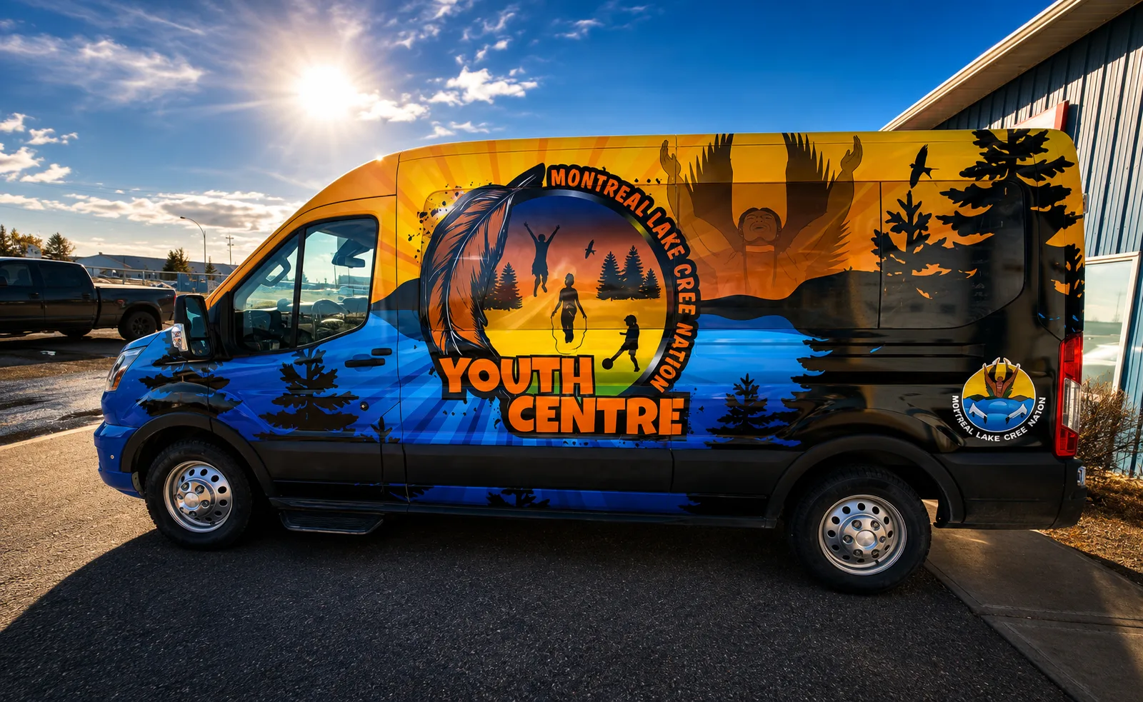 MLCN Youth Centre Full Vehicle Wrap